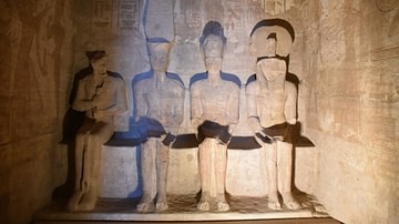 Abu Simbel, Sanctuary of the Temple of Ramesses II