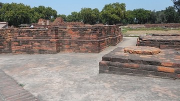 Remains of a Buddhist Monastery, Sarnath