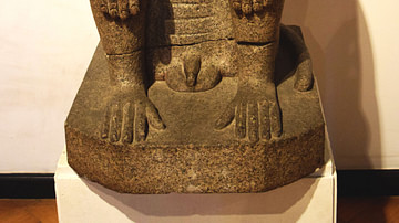 Egyptian Baboon Sculpture