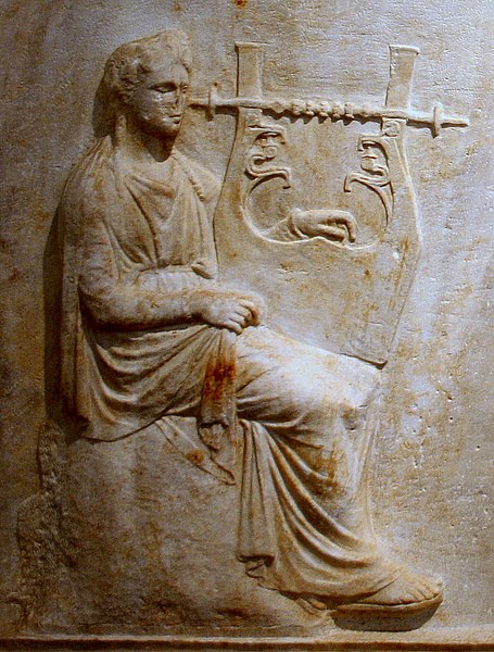 Apollo, detail from NAM, Athens, 215.