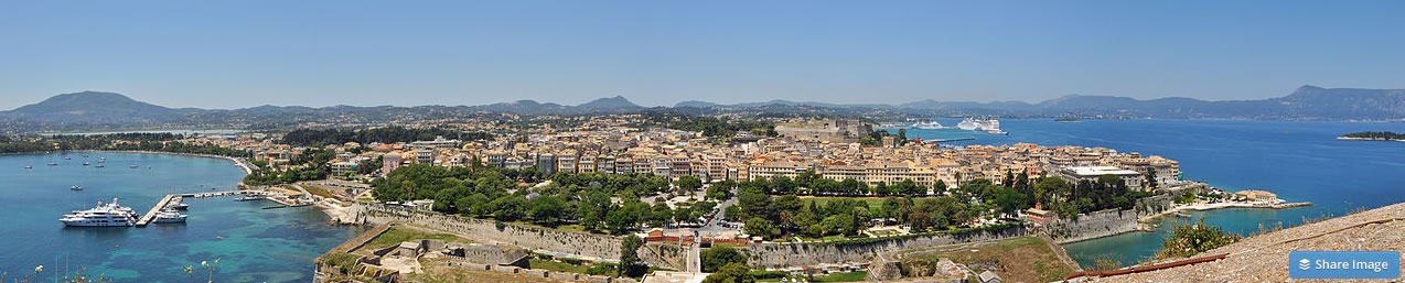 Old Fortress Corfu Greece