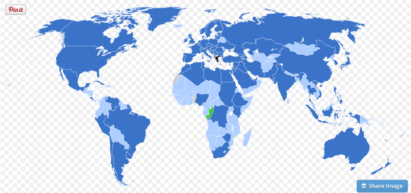 foreign relations map of greece