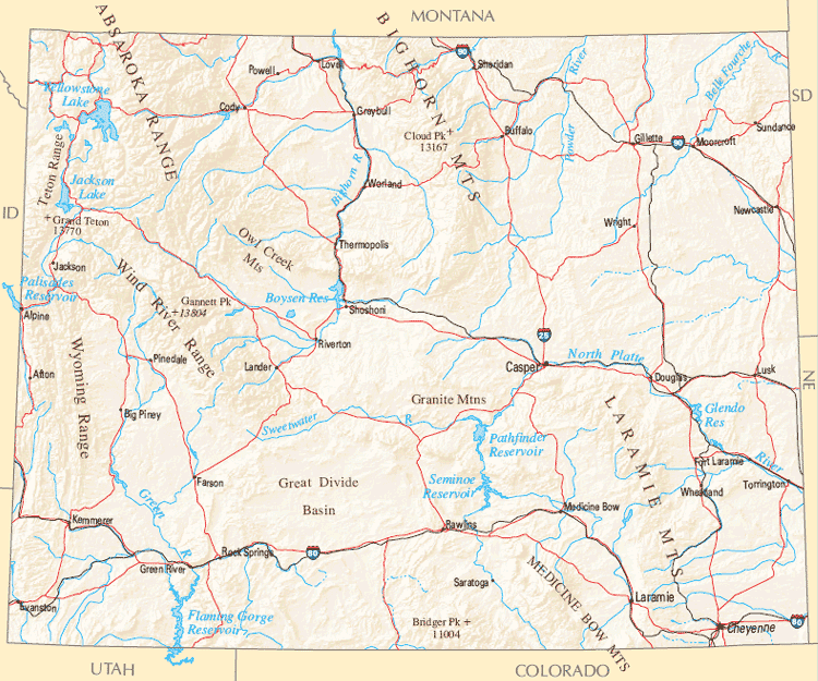 Wyoming Maps