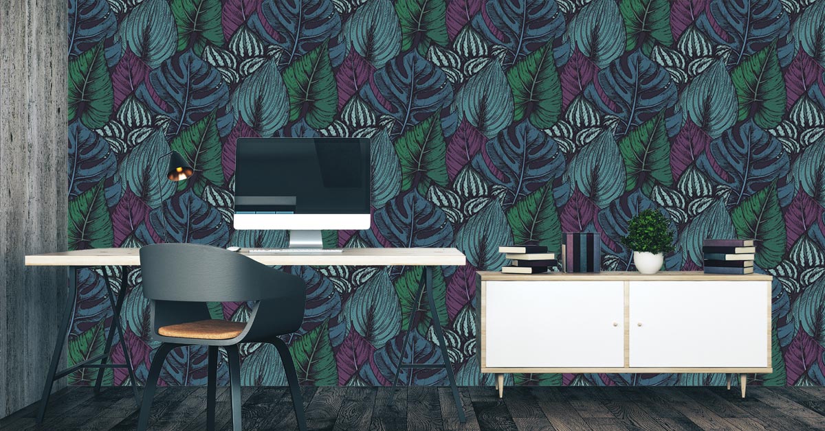 Patterned wallpaper