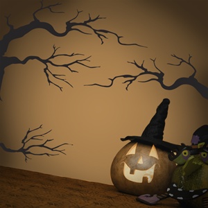 Spooky Tree Wall Decal Set