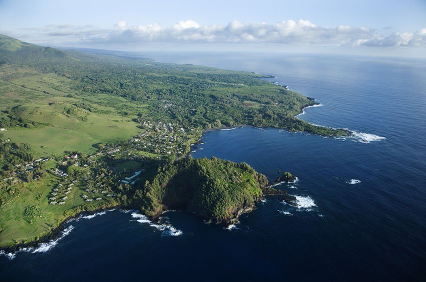 Aerial view of Maui