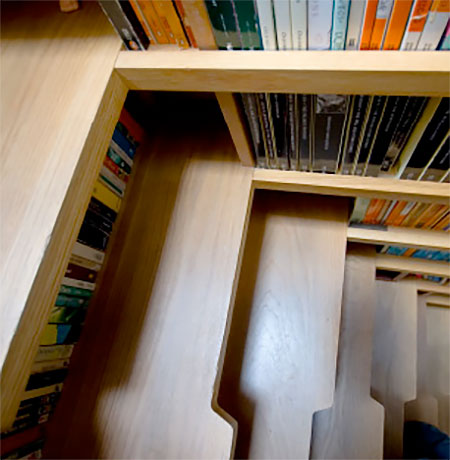 Bookshelf Stairs