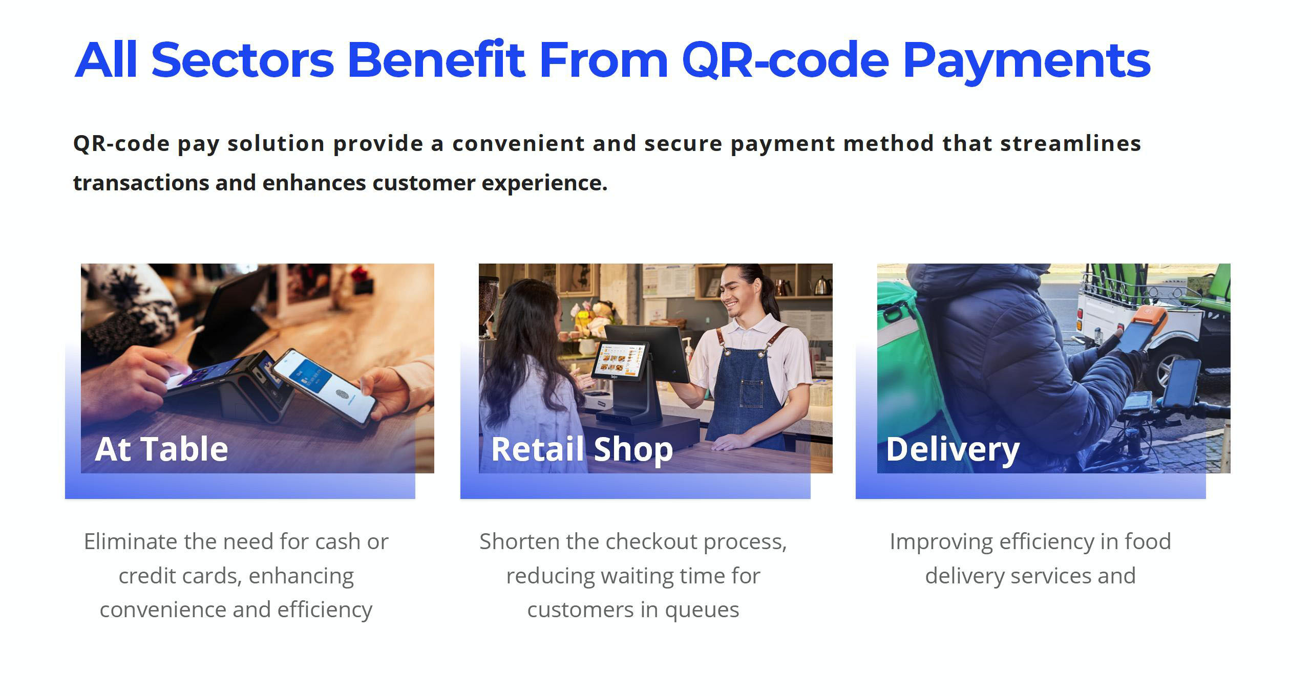 QR-code payment solution