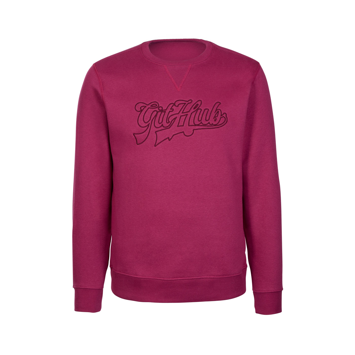 Product Image for GitHub Varsity Crewneck Sweatshirt - Maroon