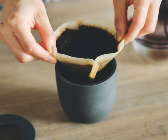 Coffee Grounds Deodorizer Pot