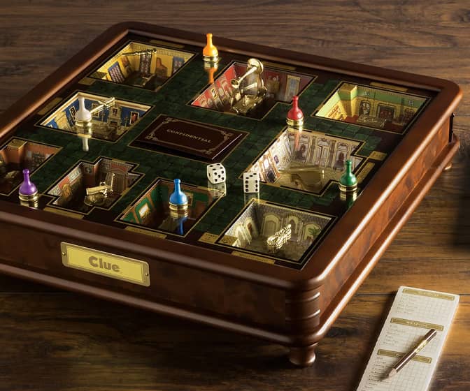 Clue Luxury 3D Edition with Wood Cabinet