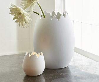 Cracked Eggshell Vase