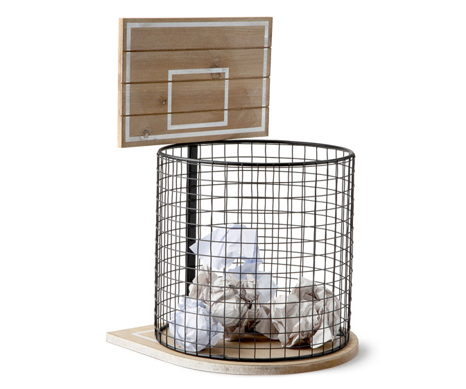 Basketball Hoop Wastebasket