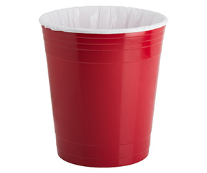 Red Party Cup Waste Basket