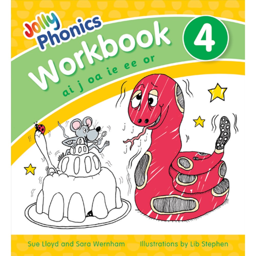 Jolly JL545 Phonics Workbook 4 - ai j oa ie ee or - Theodist