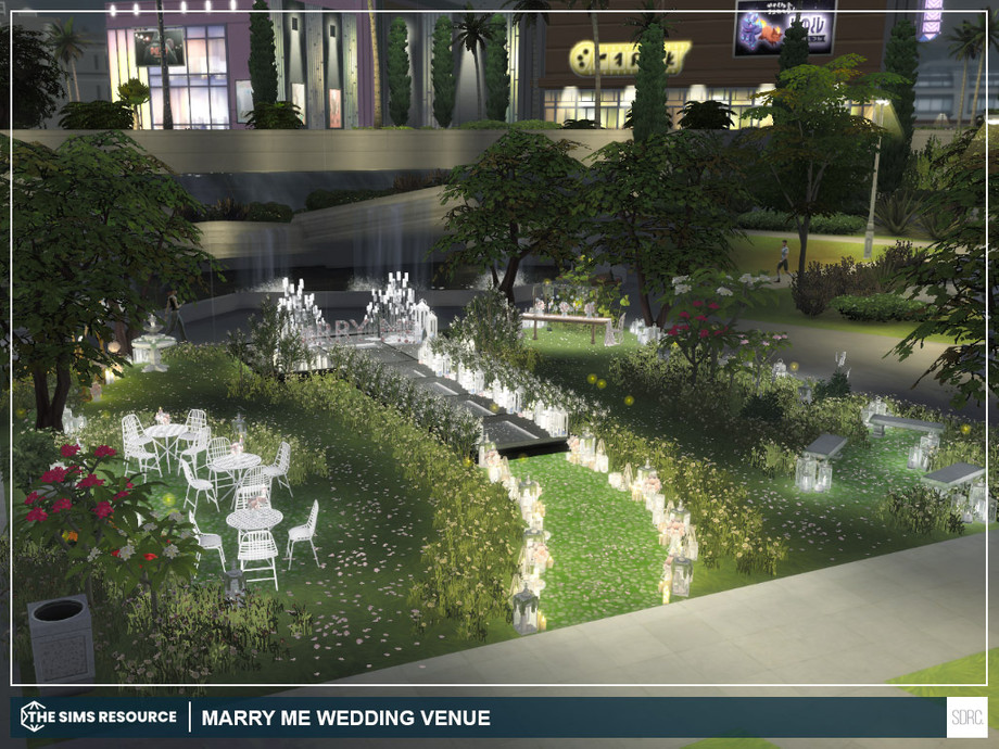 The Sims Resource - Marry Me Wedding Venue - CC TSR