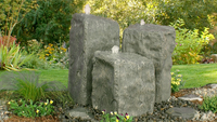 Image Watershed Triple Complete Fountain Kit - GFRC Faux Rock