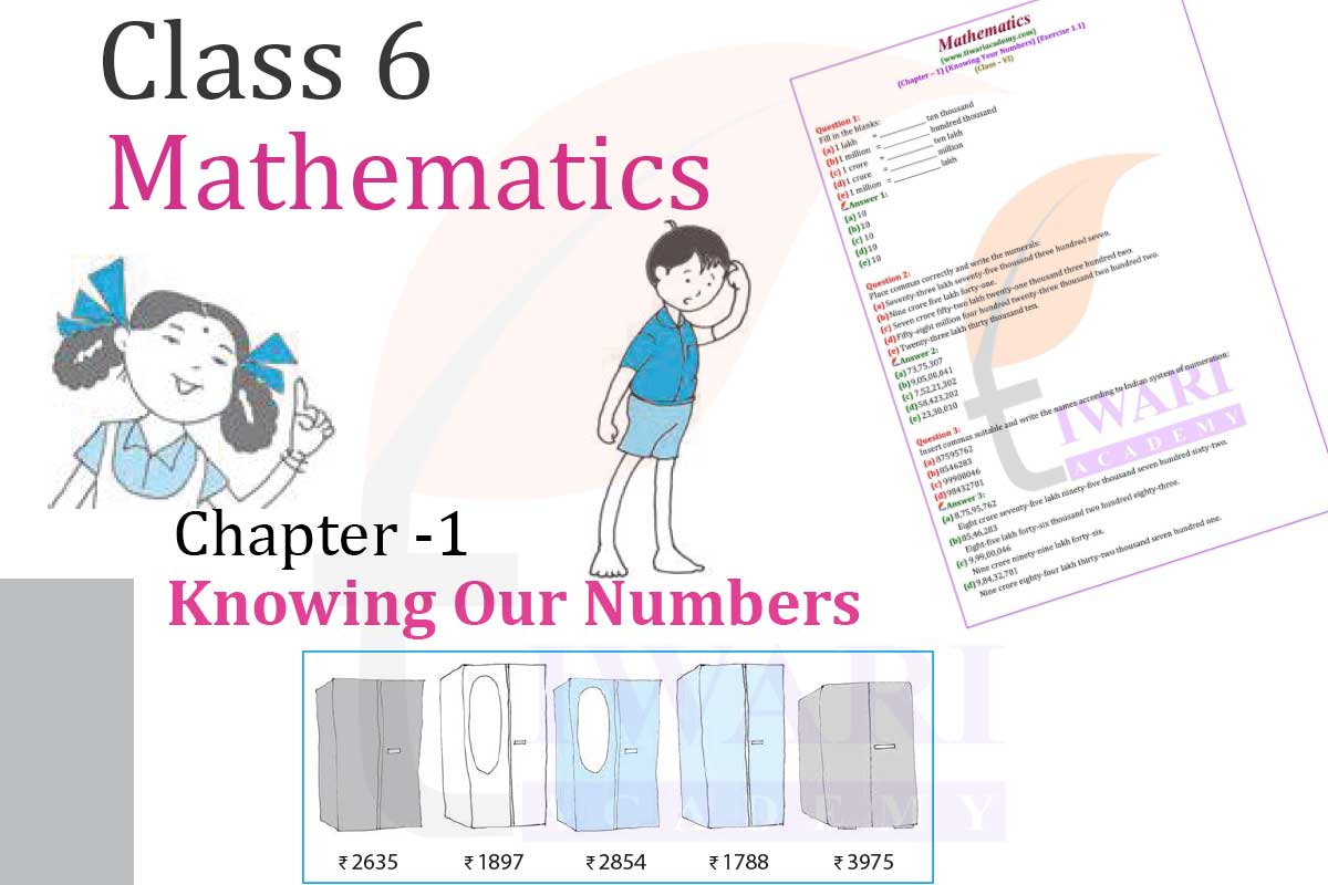 Class 6 Maths Chapter 1