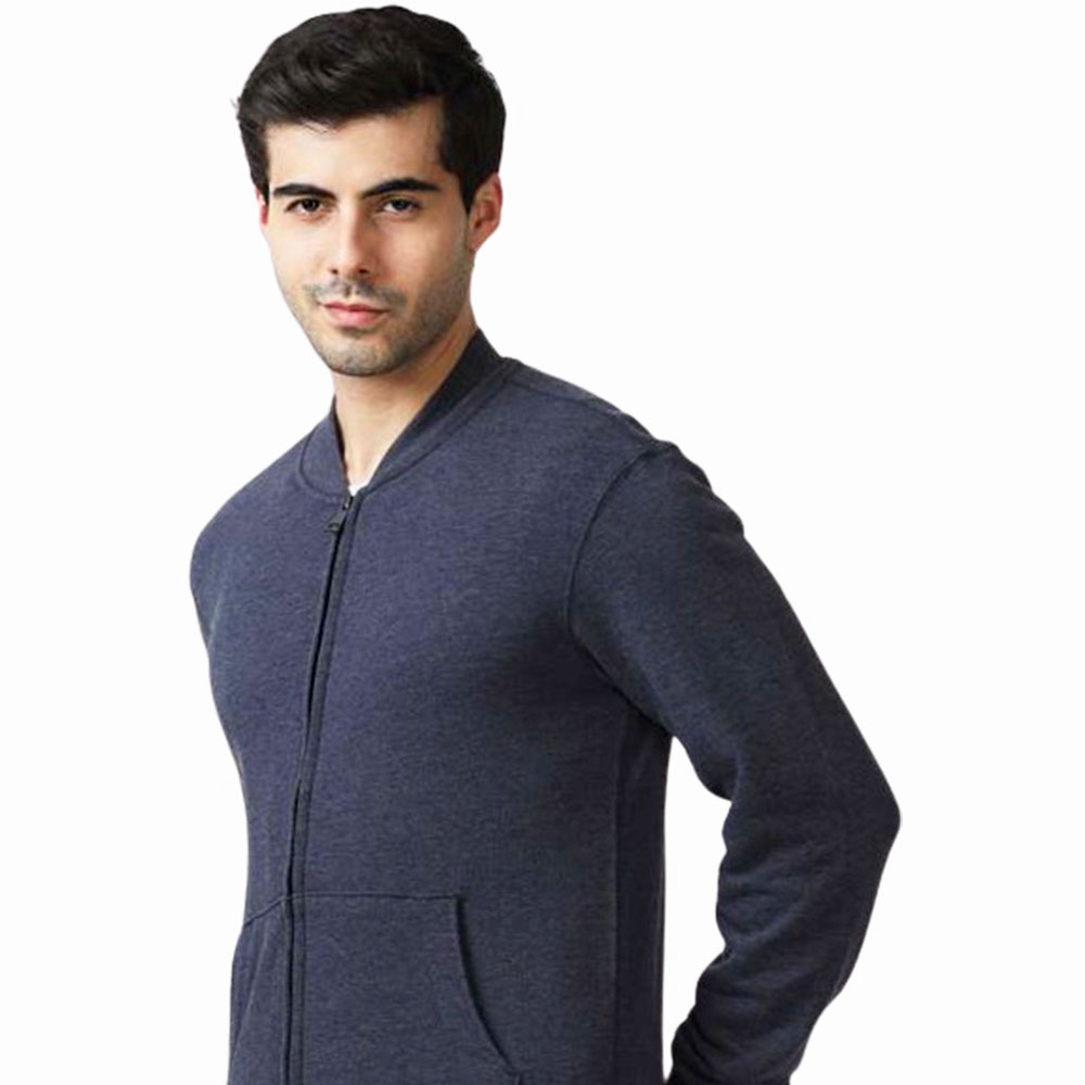 MARKS & SPENCERS CHARCOAL DENIM BLUE SWEAT SHIRTS - RICH COTTON