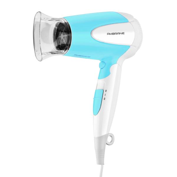 Ambrane AHD-11 Hair Dryer (White-Blue)