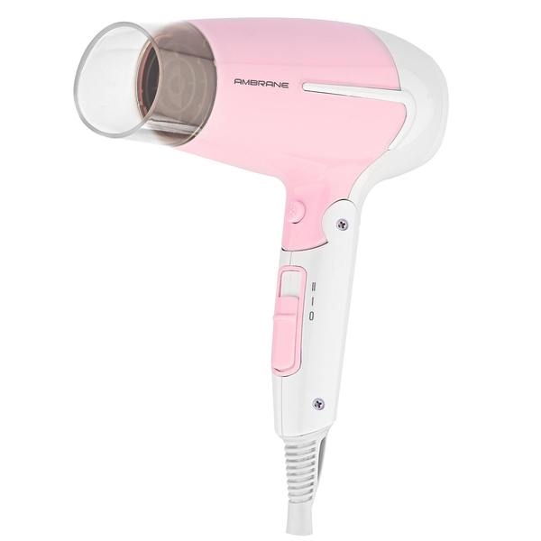 Ambrane AHD-21 Hair Dryer (White-Pink)