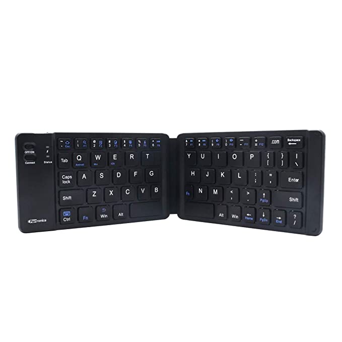 Portronics Chicklet-Wireless  Rechargeable Foldable Keyboard