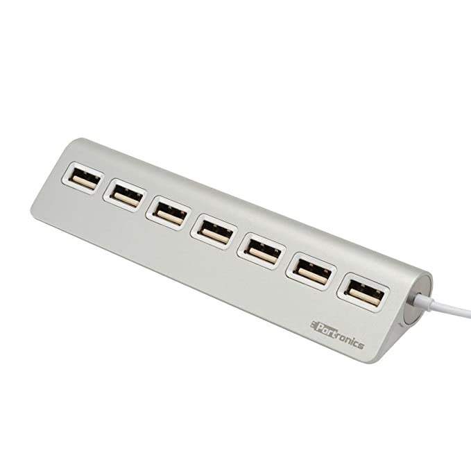 Portronics M Port 27-USB 2.0 Aluminium HUB with 7 USB Ports