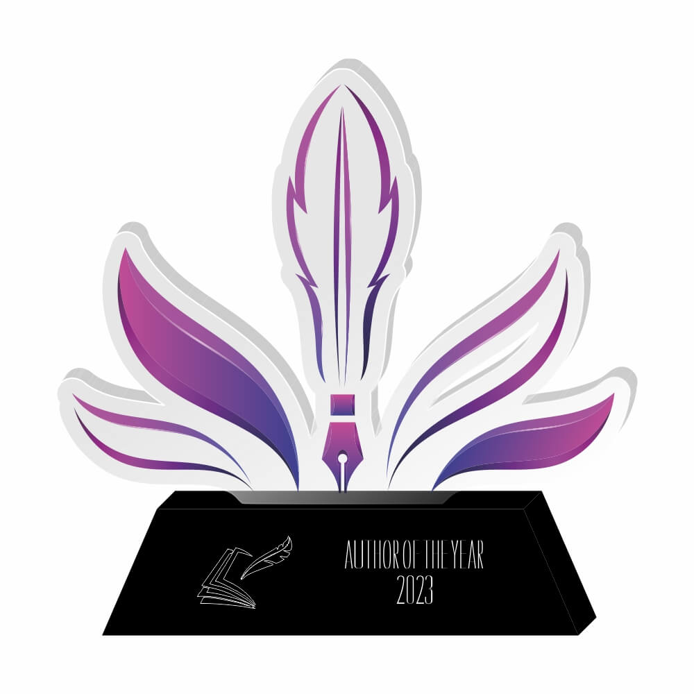 Acrylic Trophy - FT 559 - Best Author Award