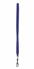 Blue Lanyard with Hook and Adjustable Ball 3/8" x 36"