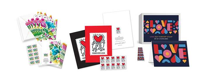 Love-themed Greeting Cards available in The Postal Store.