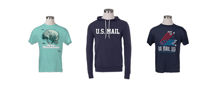 USPS Clothing available in The Postal Store.