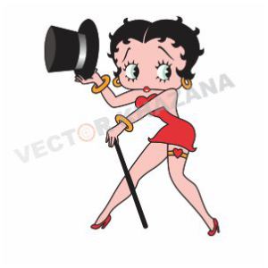 Betty Boop Logo Vector