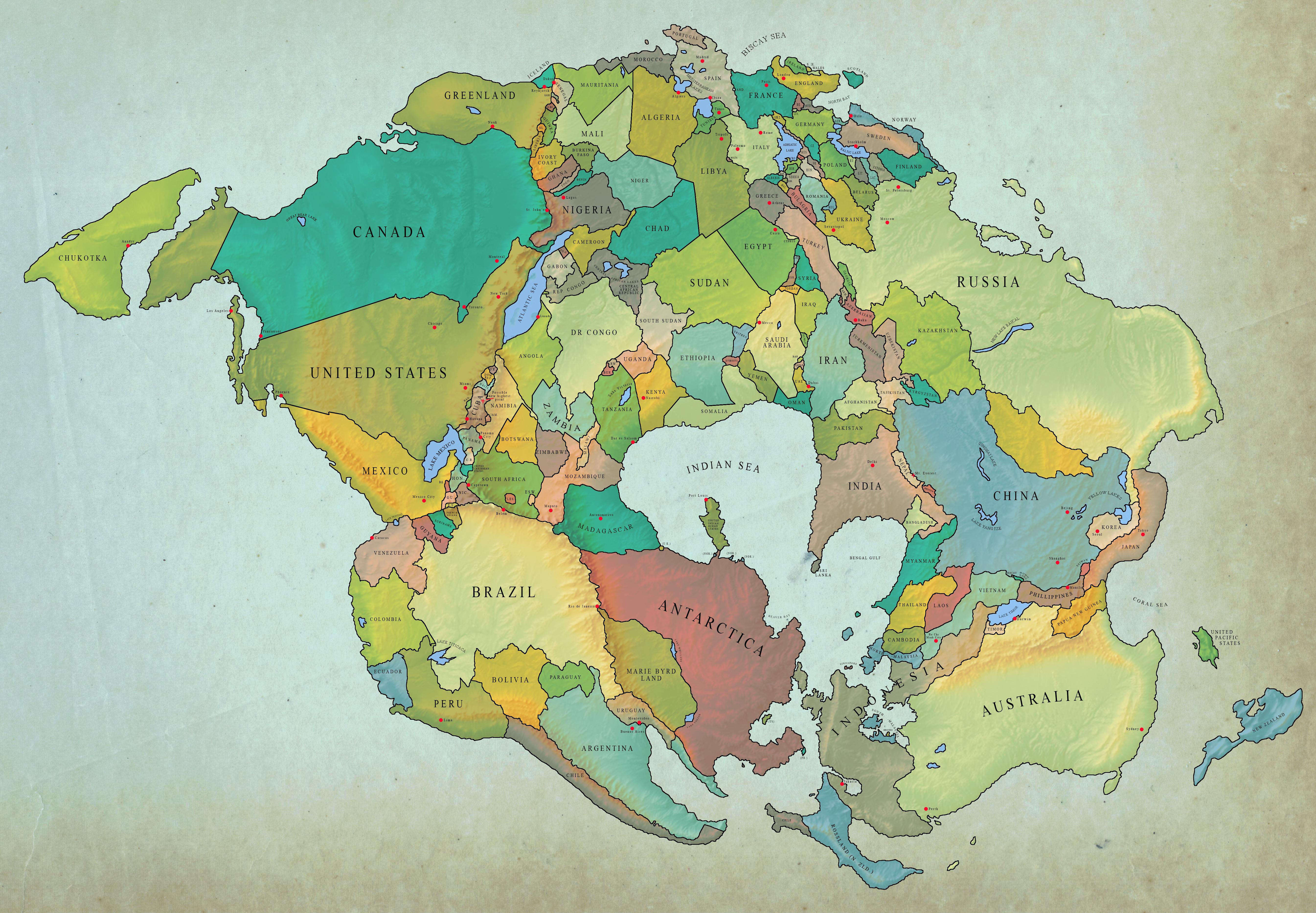 Pangea Map With Continents Labeled