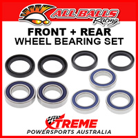 All Balls Kawasaki KX250 KX 250 2003-2007 Front, Rear Wheel Bearing Set