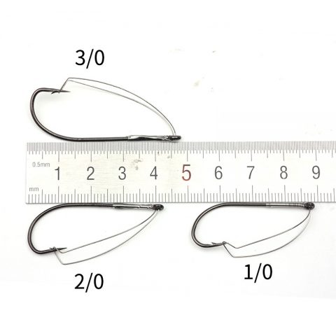 Weedless hooks size image