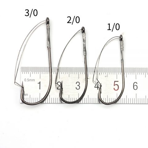 Weedless hooks size image