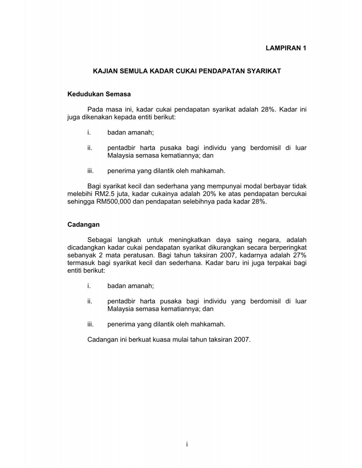 Surat Rayuan Cukai Lhdn - liubg