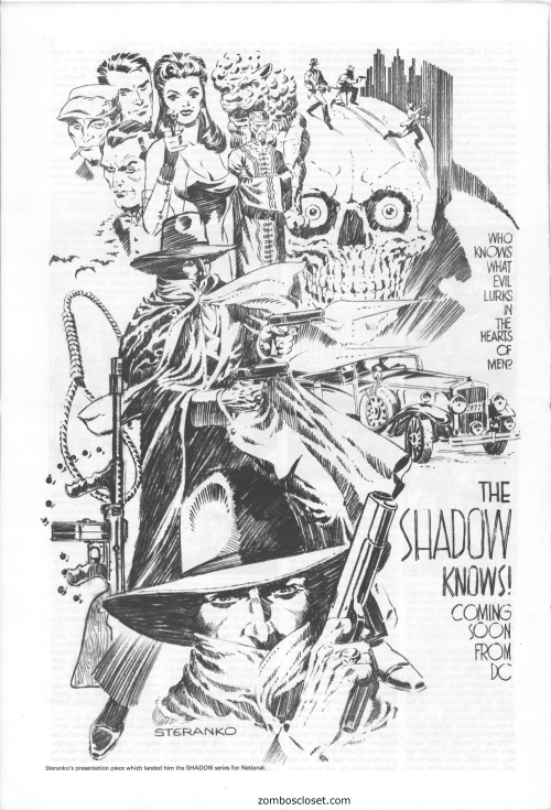 Steranko shadow comic scene Steranko shadow comic scene