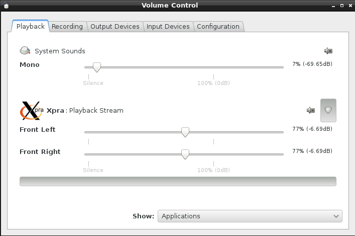 pavucontrol-client screenshot