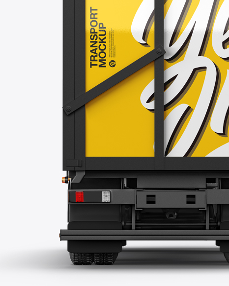 Truck Mockup - Back View