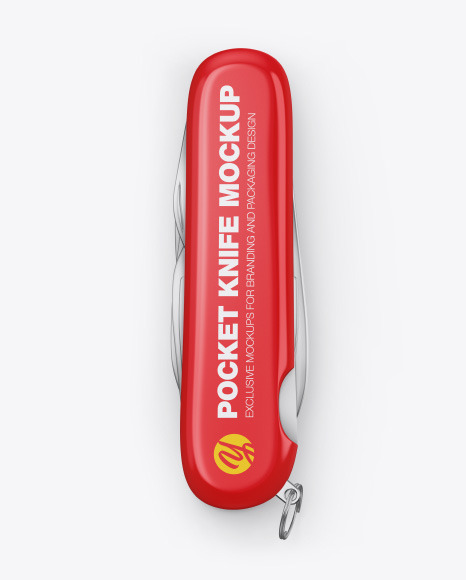 Pocket Knife Mockup