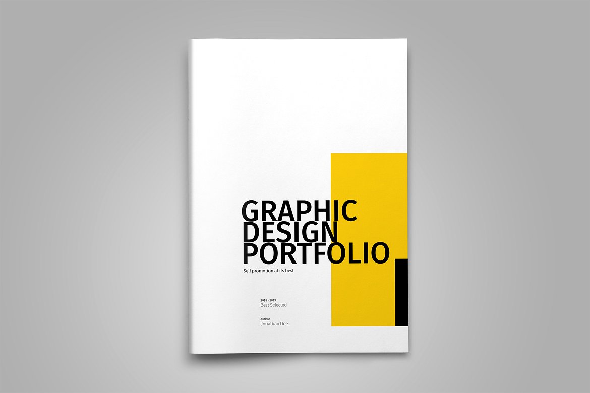 Graphic Design Portfolio Cover Page Examples