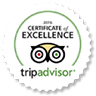 Trip Advisor Certificate of Excellence