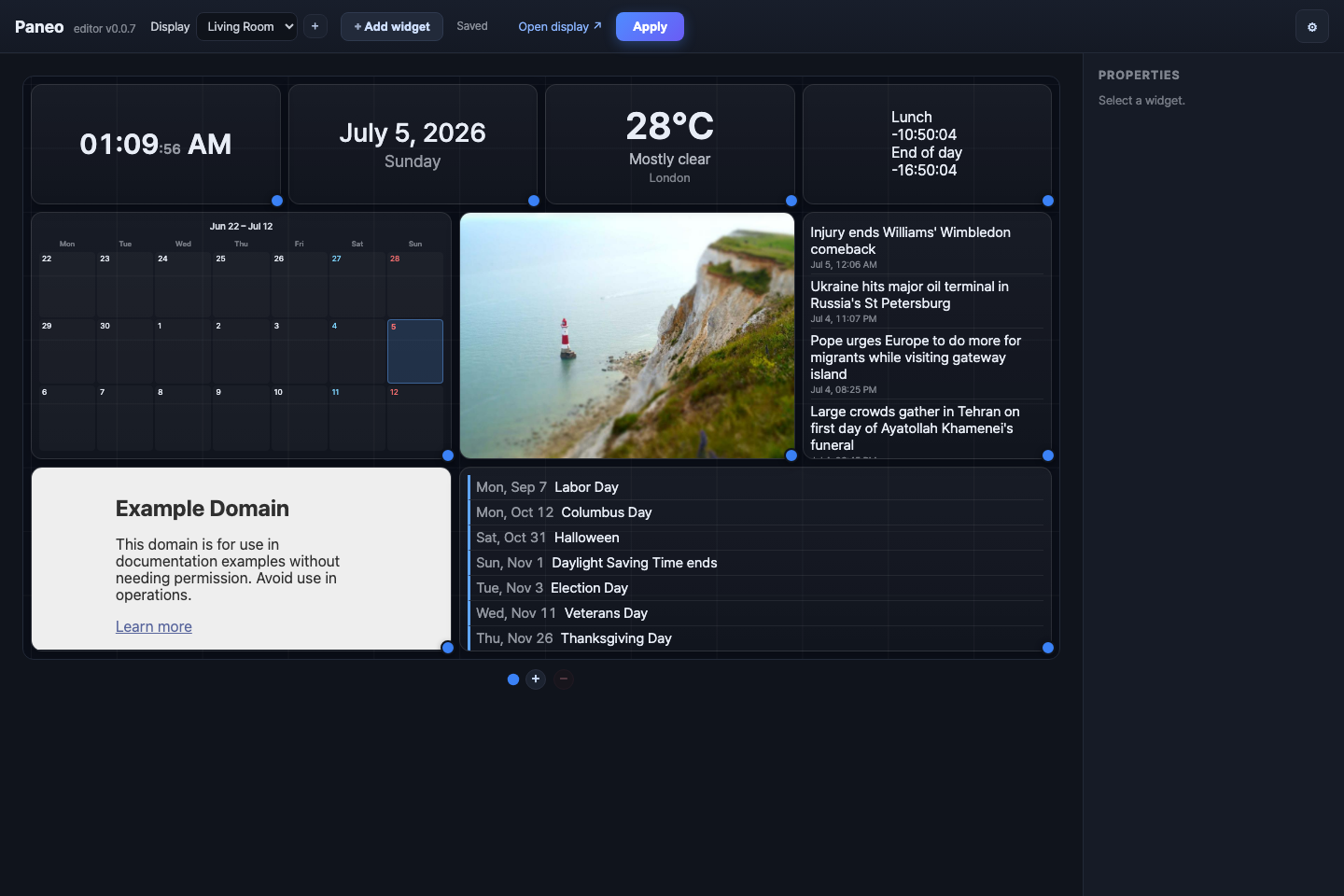 Paneo editor