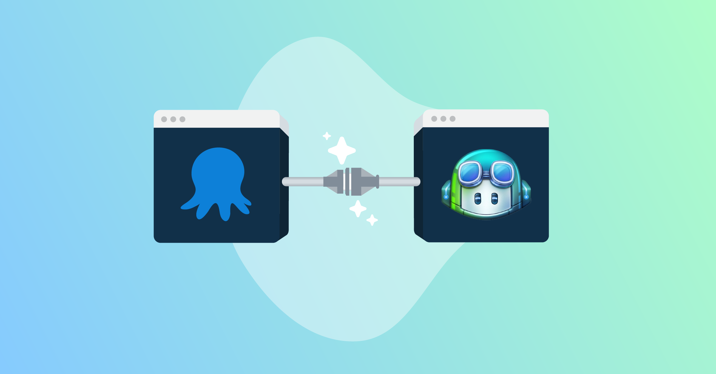 Octopus Deploy and GitHub Copilot logo