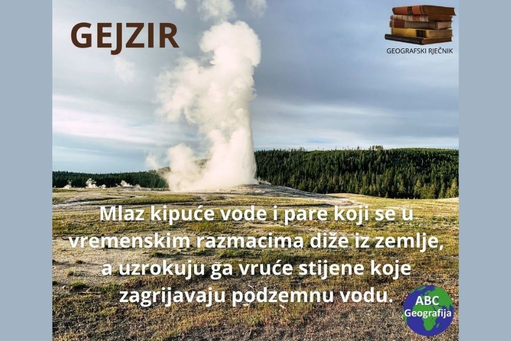 gejzir - definicija