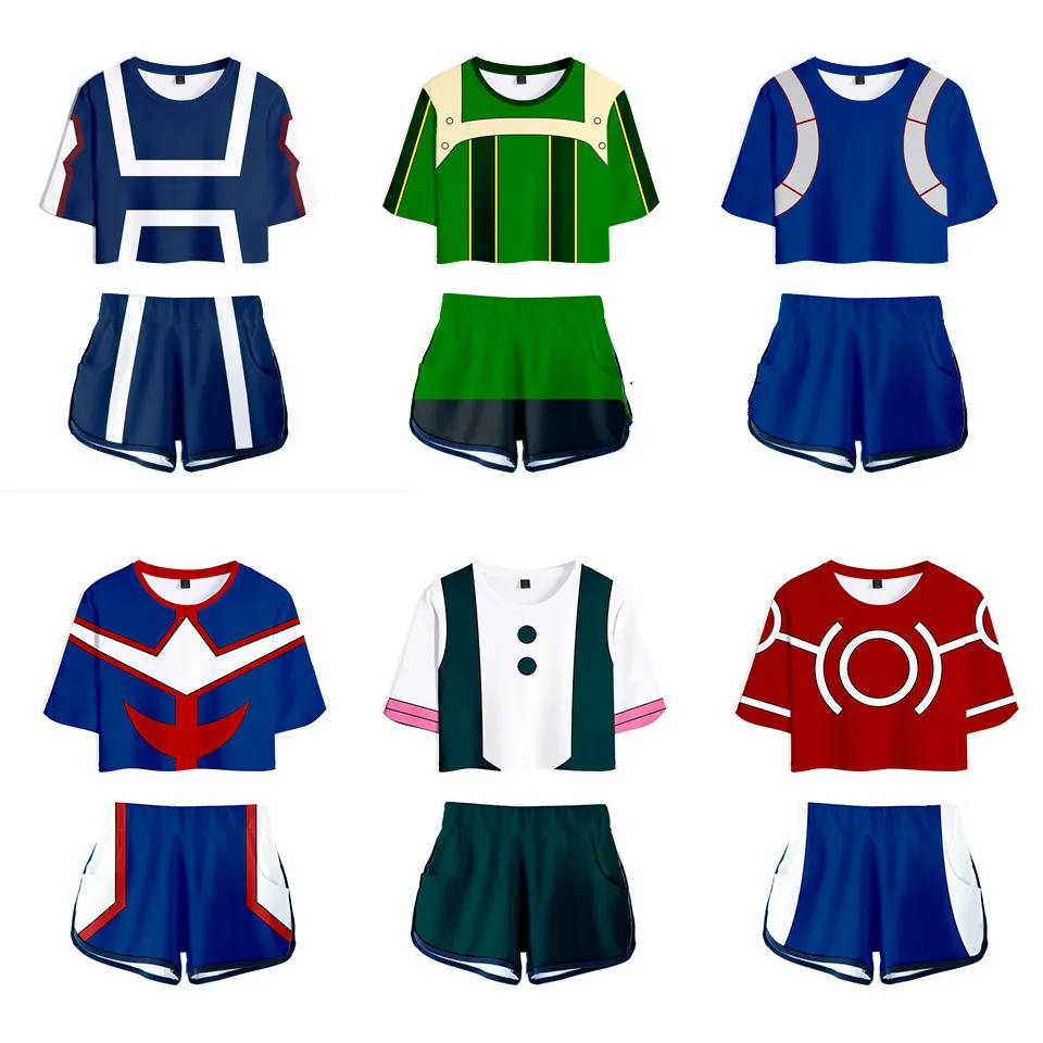 Girl MHA My Hero Academy Cosplay Costume Ochaco Uraraka Asui Tsuyu ...