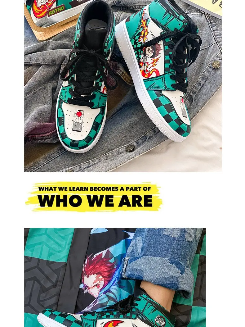 Buy Personalized Custom Trendy Anime Printing Demon Slayer HighTop  Breathable Basketball Shoes Mens Womens Cosplay Art Shoes Outdoor NonSlip  Trainers Shoes Classic Japan Anime Sneakers Online at desertcartINDIA