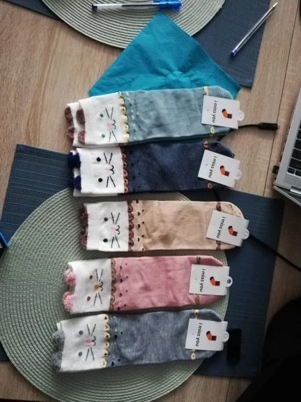 Five Kawaii Animals Socks