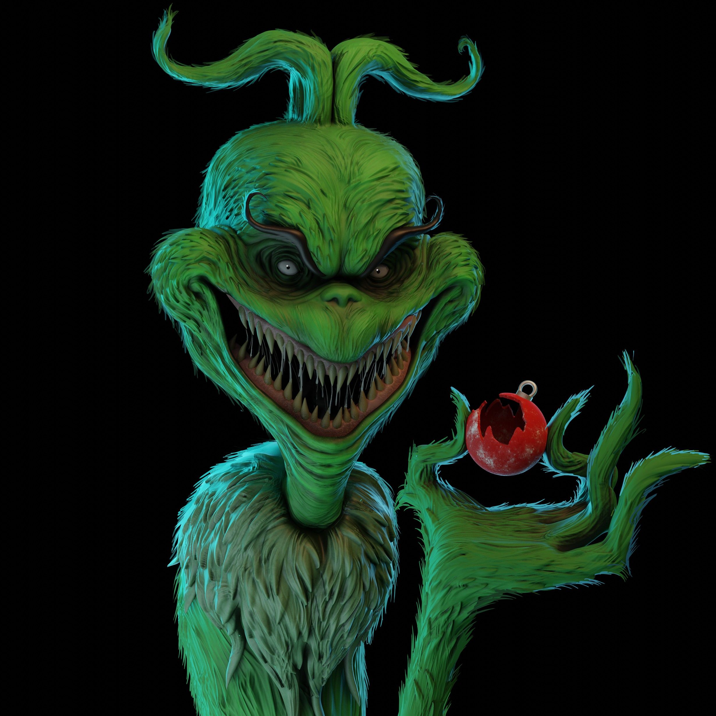 Scary Grinch Wallpaper